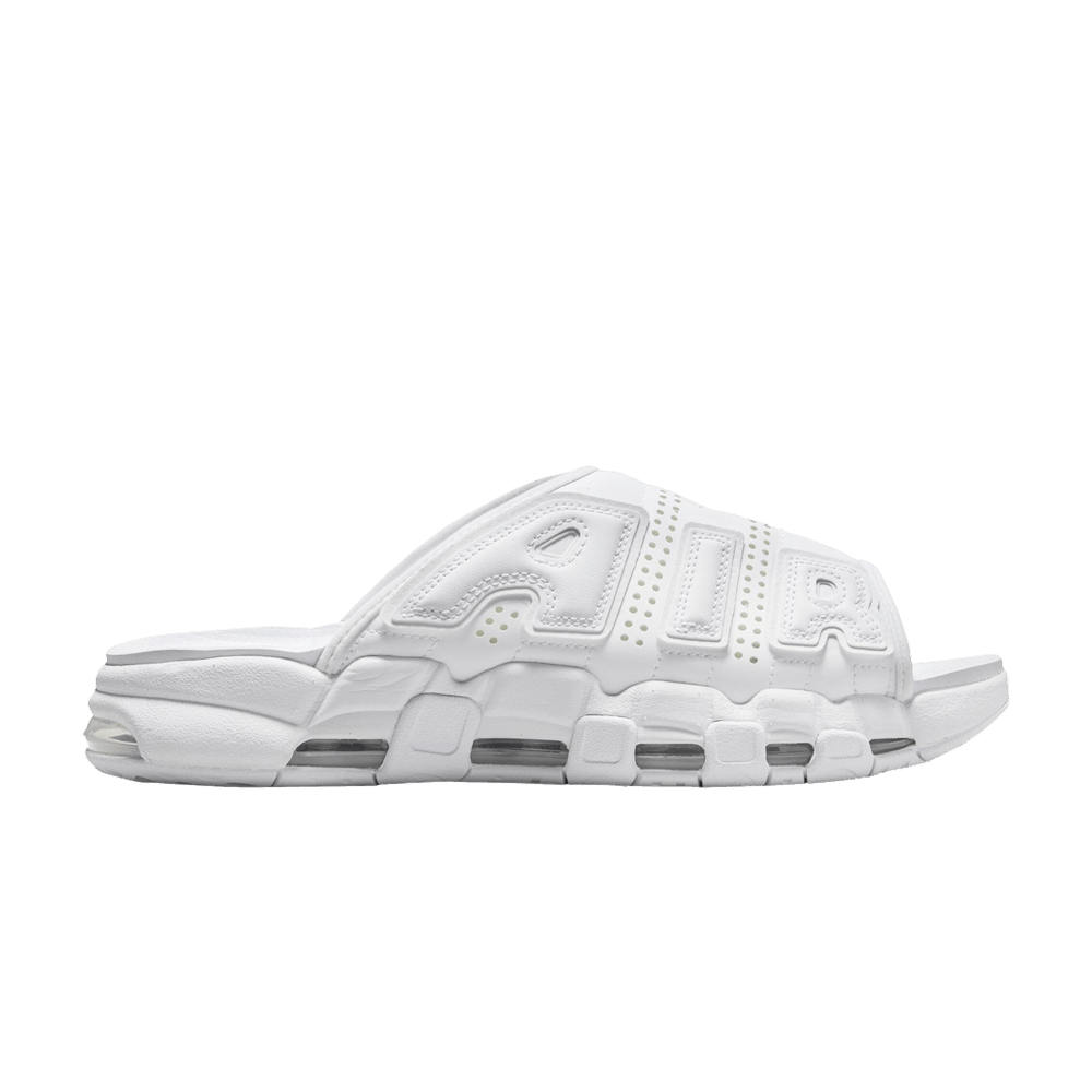 Buy Nike Air More Uptempo Slide 'Triple White' - FD9884 101 Buy Nike Air More Uptempo Slide 'Triple White' - FD9884 101
