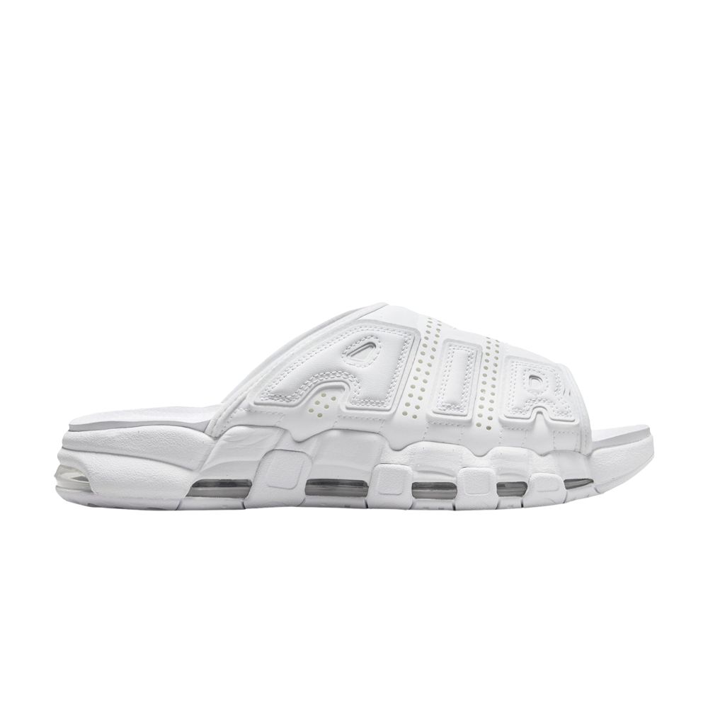 Air More Uptempo Slide 'Triple White' - FD9884-101