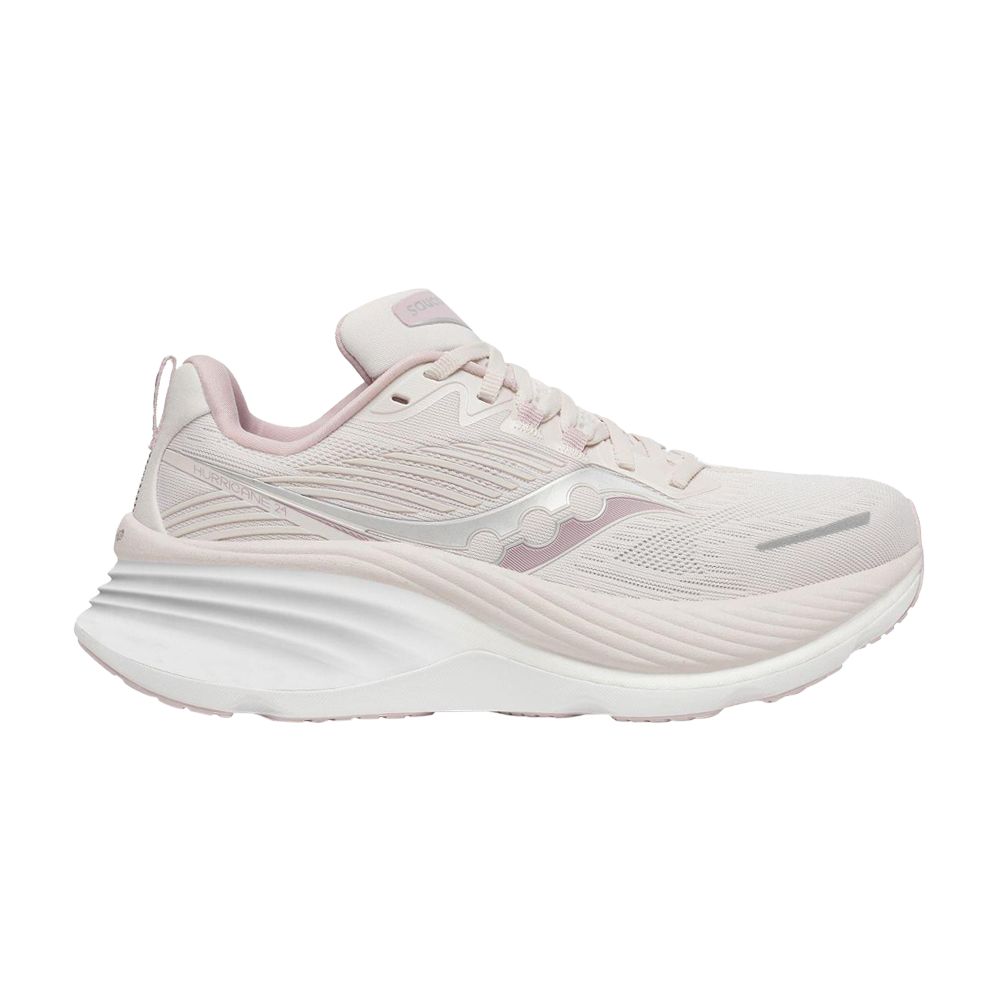 Pre-owned Saucony Wmns Hurricane 24 'moon' In Cream
