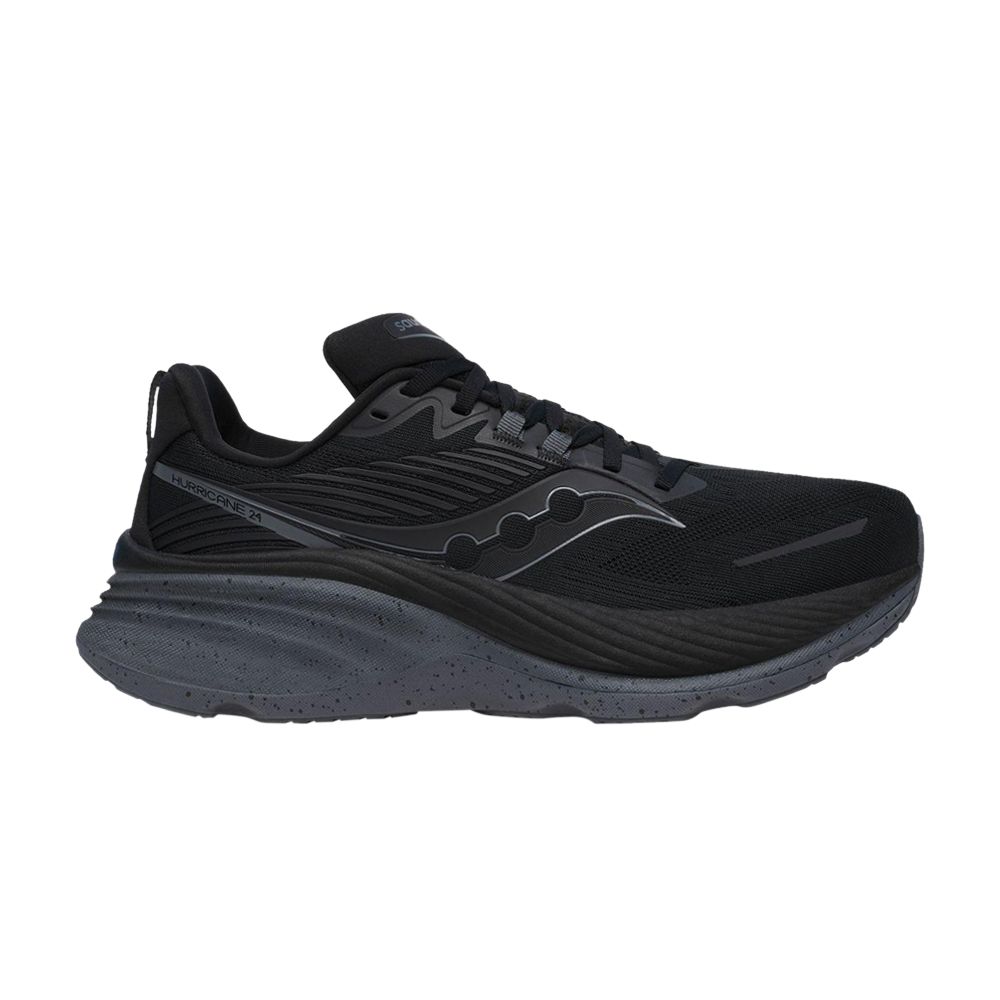 Pre-owned Saucony Hurricane 24 'black Shadow'