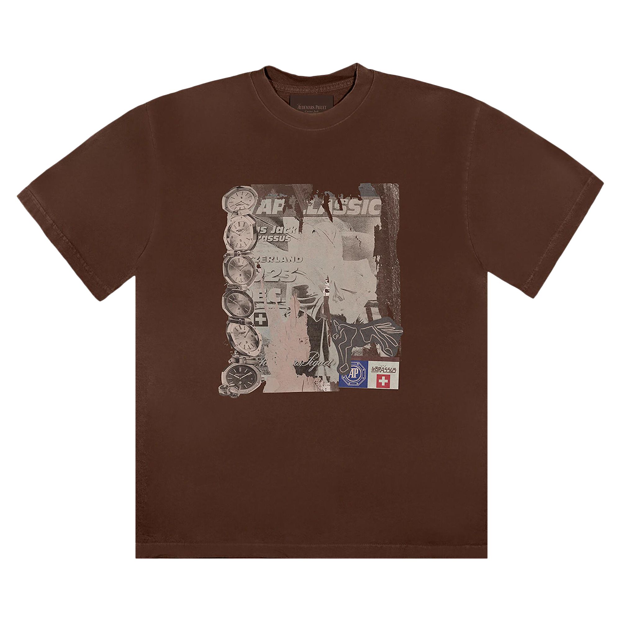 Pre-owned Cactus Jack By Travis Scott X Audemars Piguet Classic Tee 'brown'