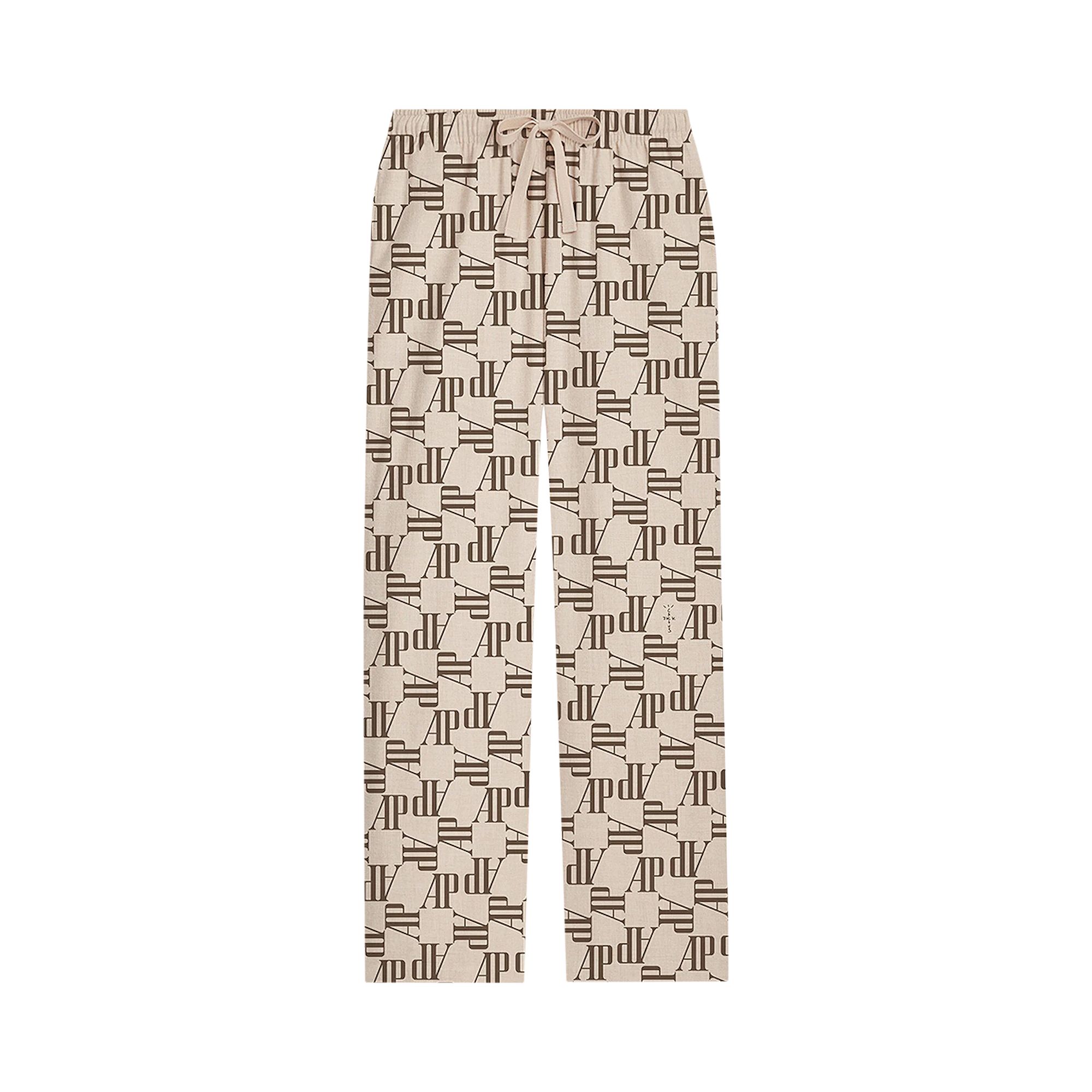 Cactus Jack by Travis Scott x Audemars Piguet Logo Silk Pajama Pants II 'White' | Men's Size M