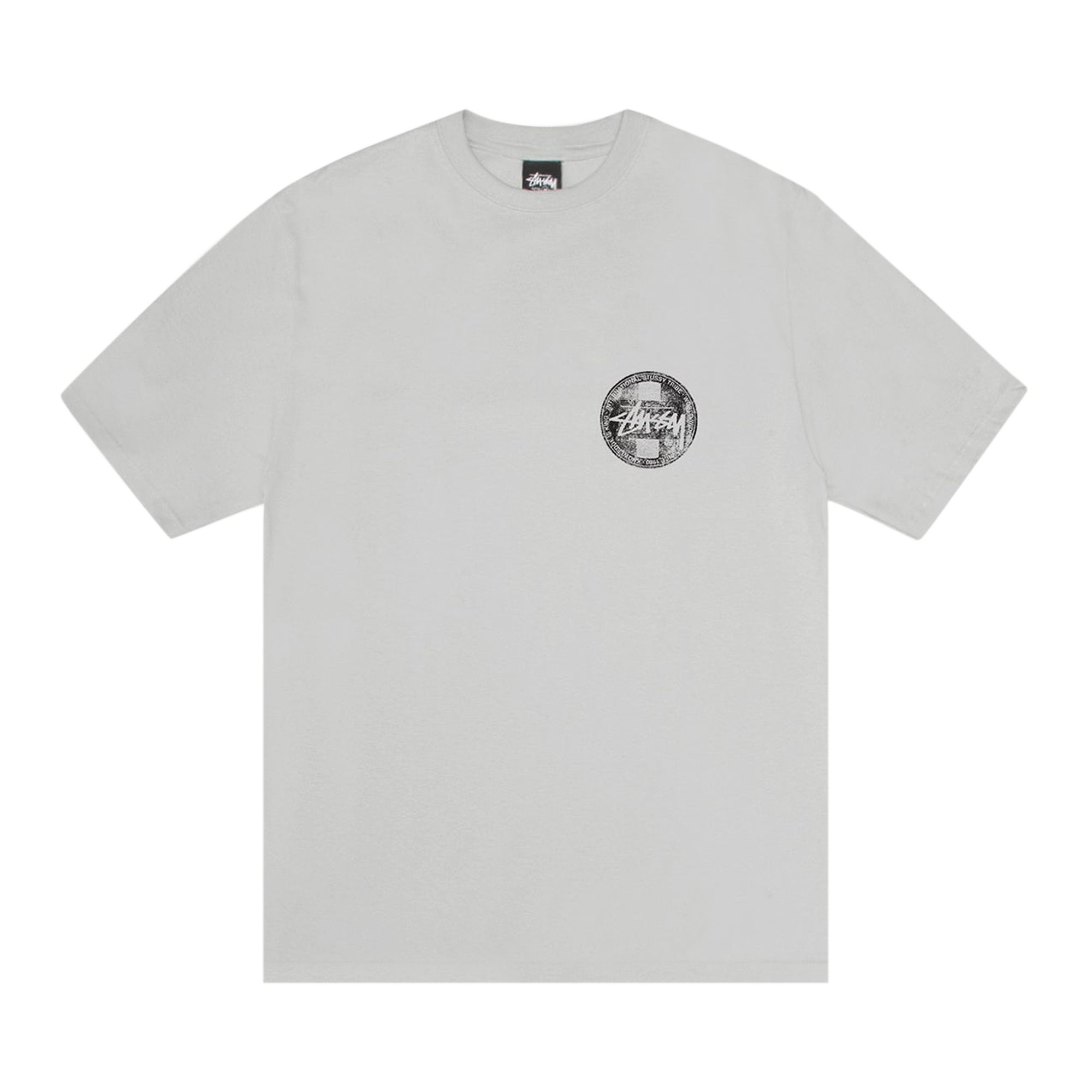 Stussy Dot Stamp Tee 'Fog' | Grey | Men's Size M
