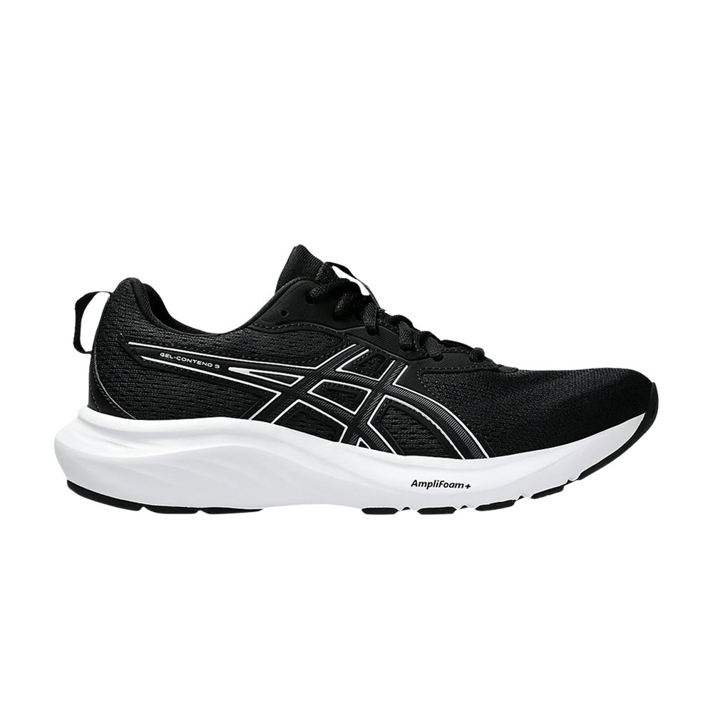 ASICS Wmns Gel Contend 9 Wide 'Black White' | Women's Size 8 - 1012B678-002