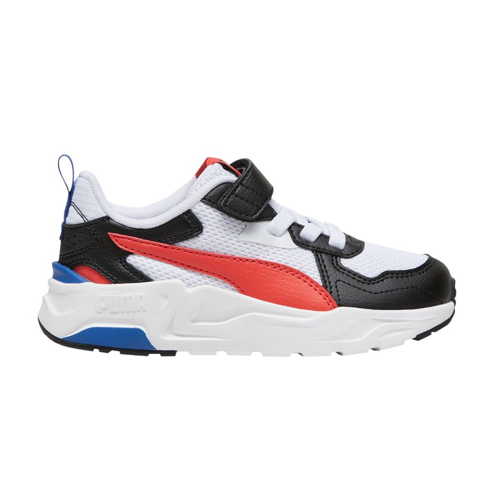 Puma Trinity Lite AC+ Little Kid 'White Active Red Black' | Kid's Size 12 - 391480-09