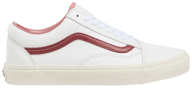 Vans Old Skool Premium Leather   White Russet Brown