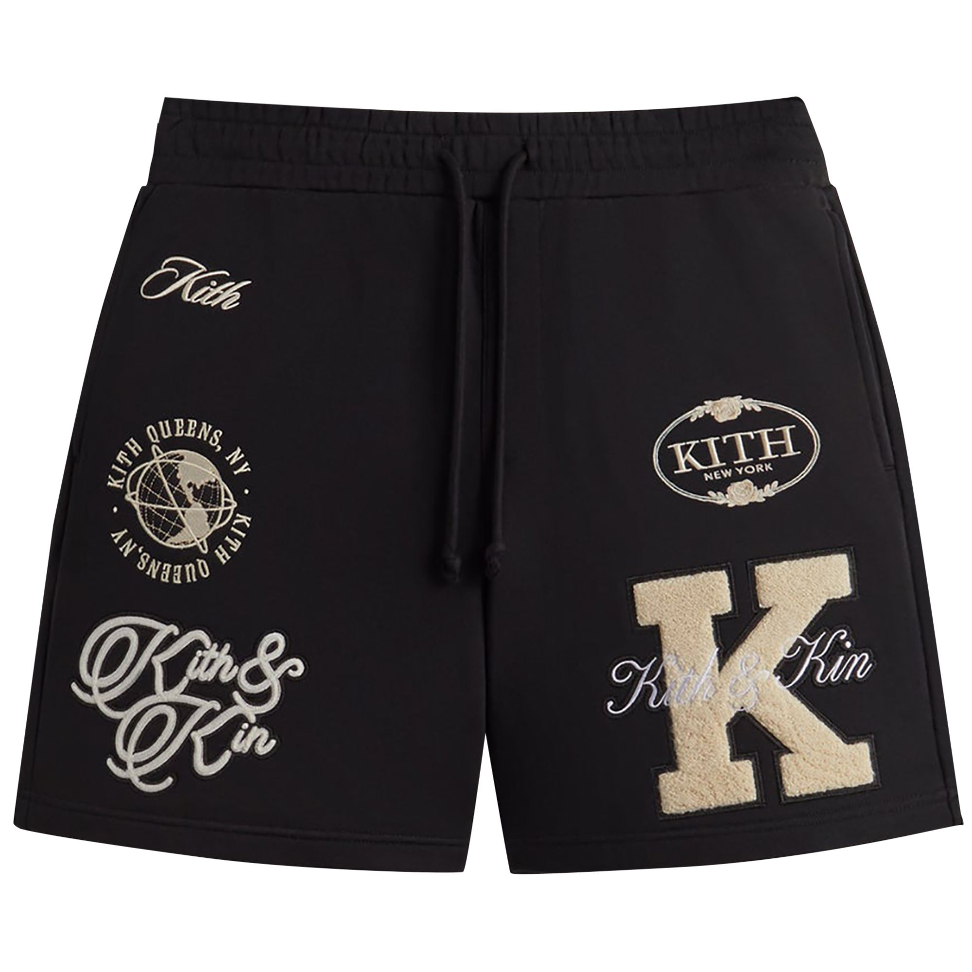 Kith Fleece Curtis Short 'Black' | Men's Size XL