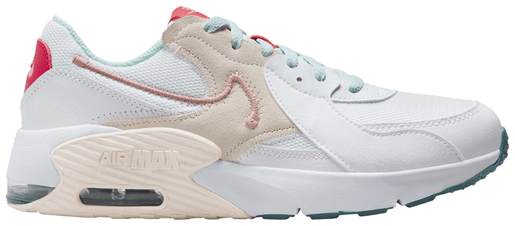 Nike Air Max Excee GS White Red Stardust