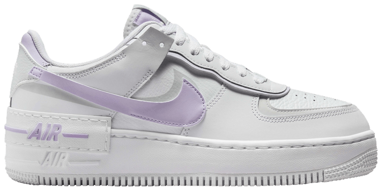 Buy Wmns Air Force 1 Shadow White Lilac Bloom FN6335 102 GOAT