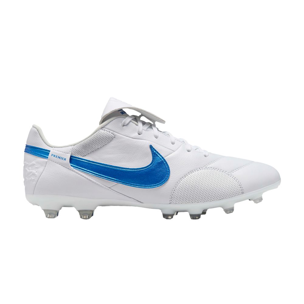 Nike Premier 3 Low FG 'White Signal Blue' | Men's Size 7.5