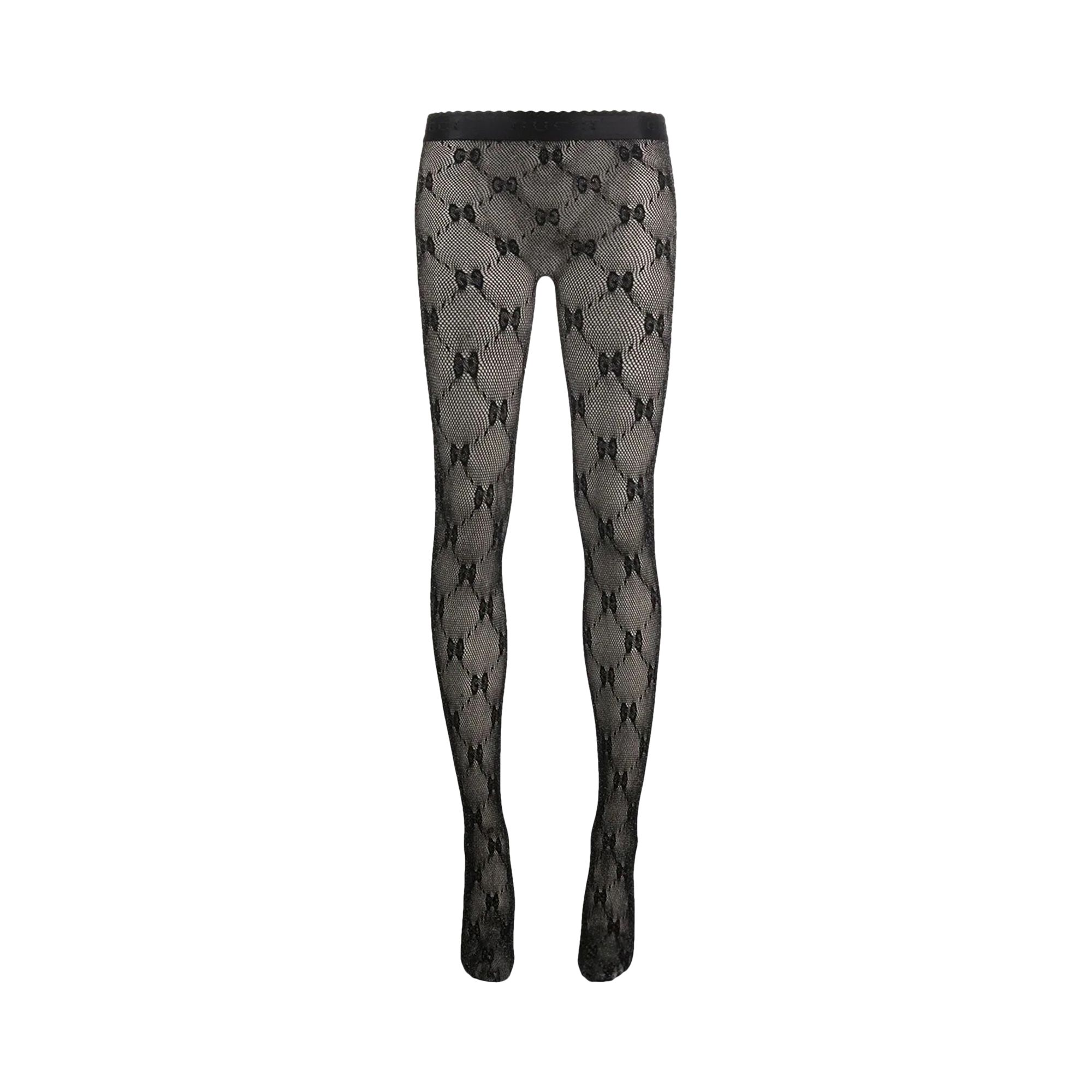 Gucci Interlocking G Supremelis Tights 'Black' | Women's Size M