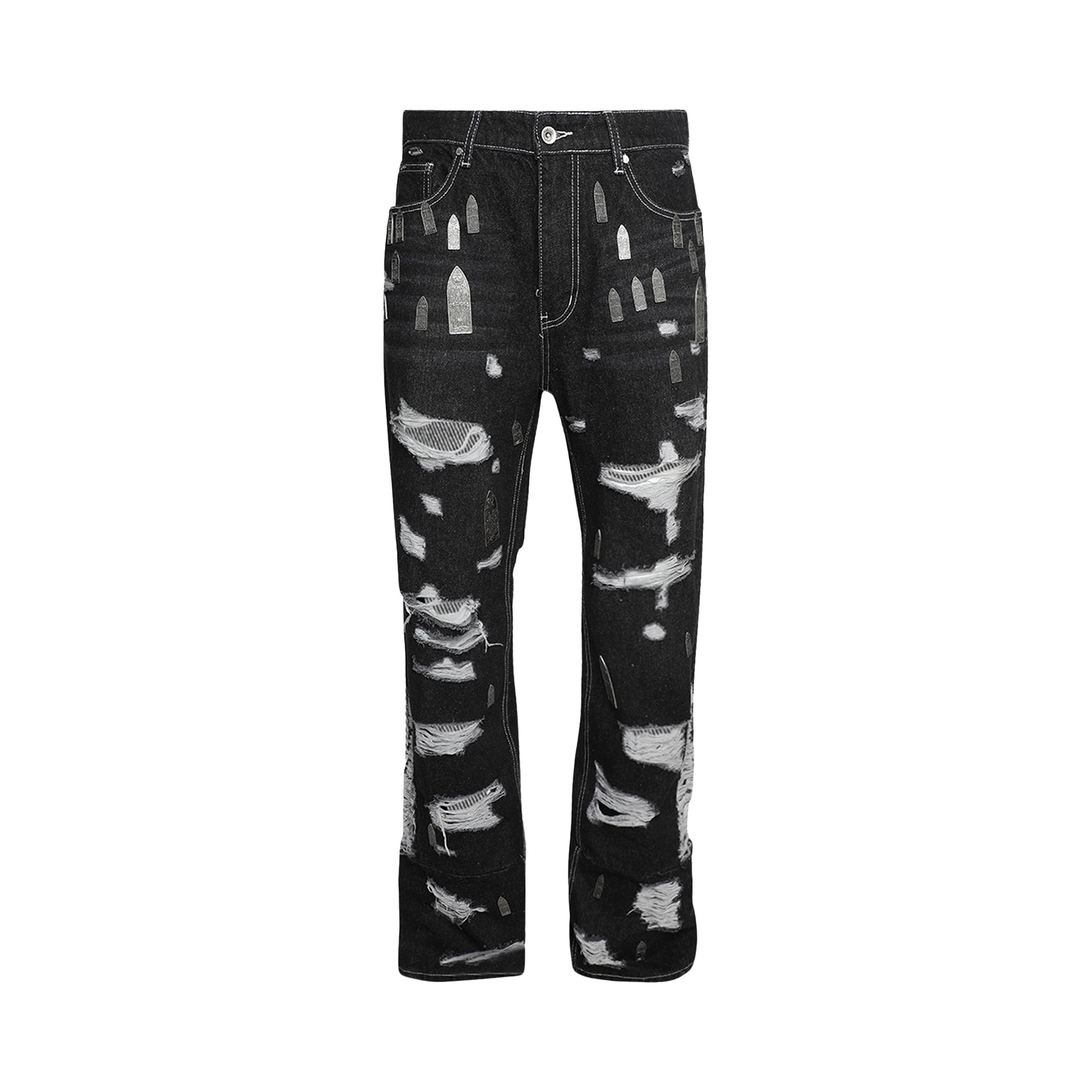 Pre-owned Who Decides War Amplified Gnarly Denim 'coal' | Black | Men's Size 36
