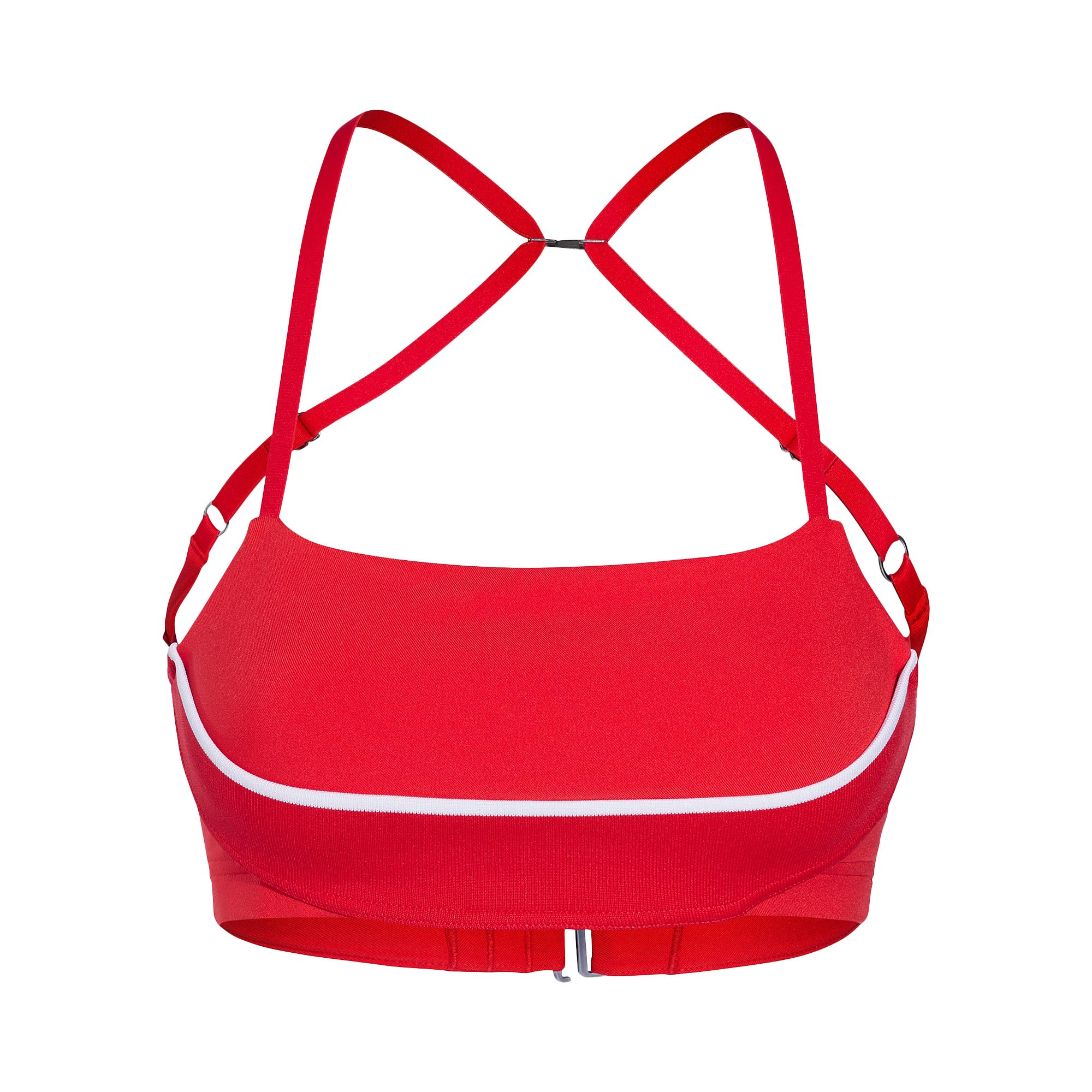 Pre-owned Jacquemus X Nike Sport Bra 'dark Red'