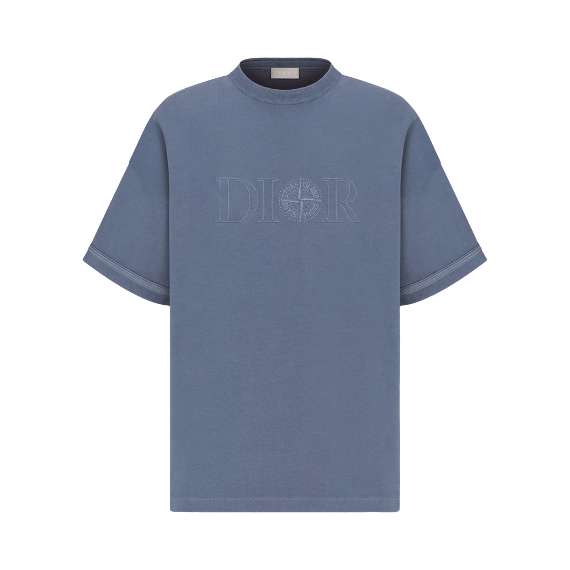 Pre-owned Dior X Stone Island T-shirt 'blue' | Men's Size Xl