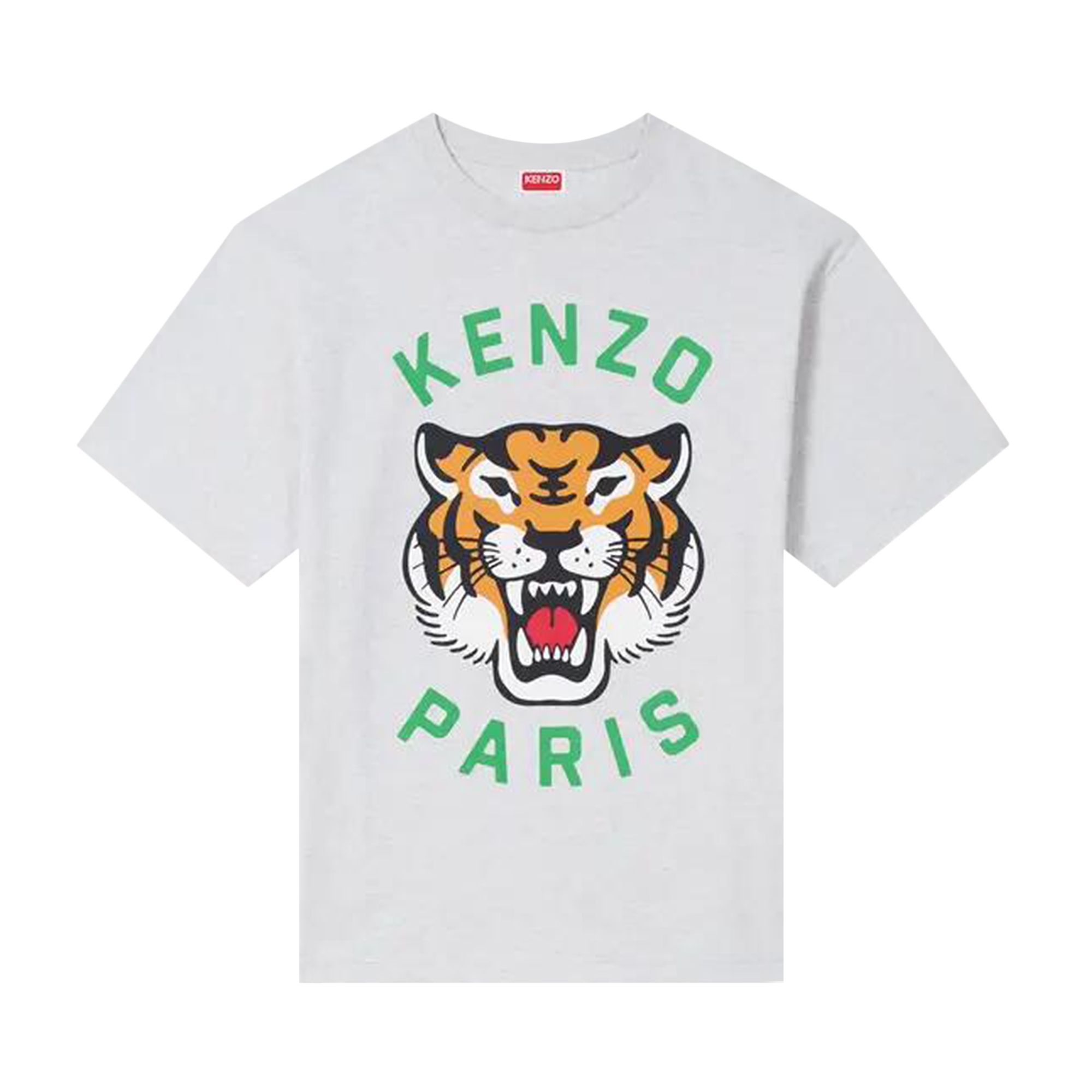 Kenzo Lucky Tiger Oversize T-Shirt 'Pale Grey' | Men's Size L