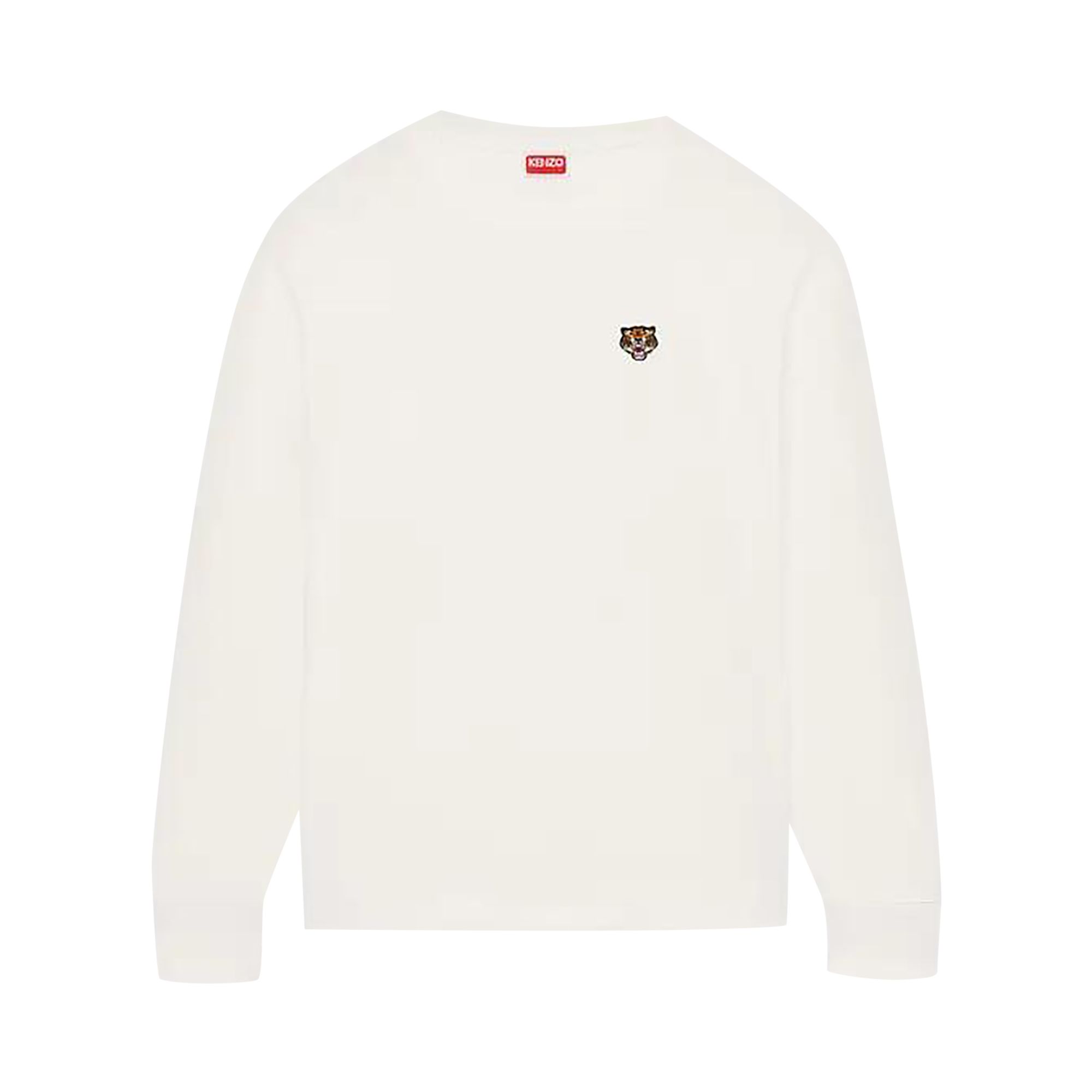 Kenzo Lucky Tiger Long-Sleeve T-Shirt 'Off White' | Cream | Men's Size L