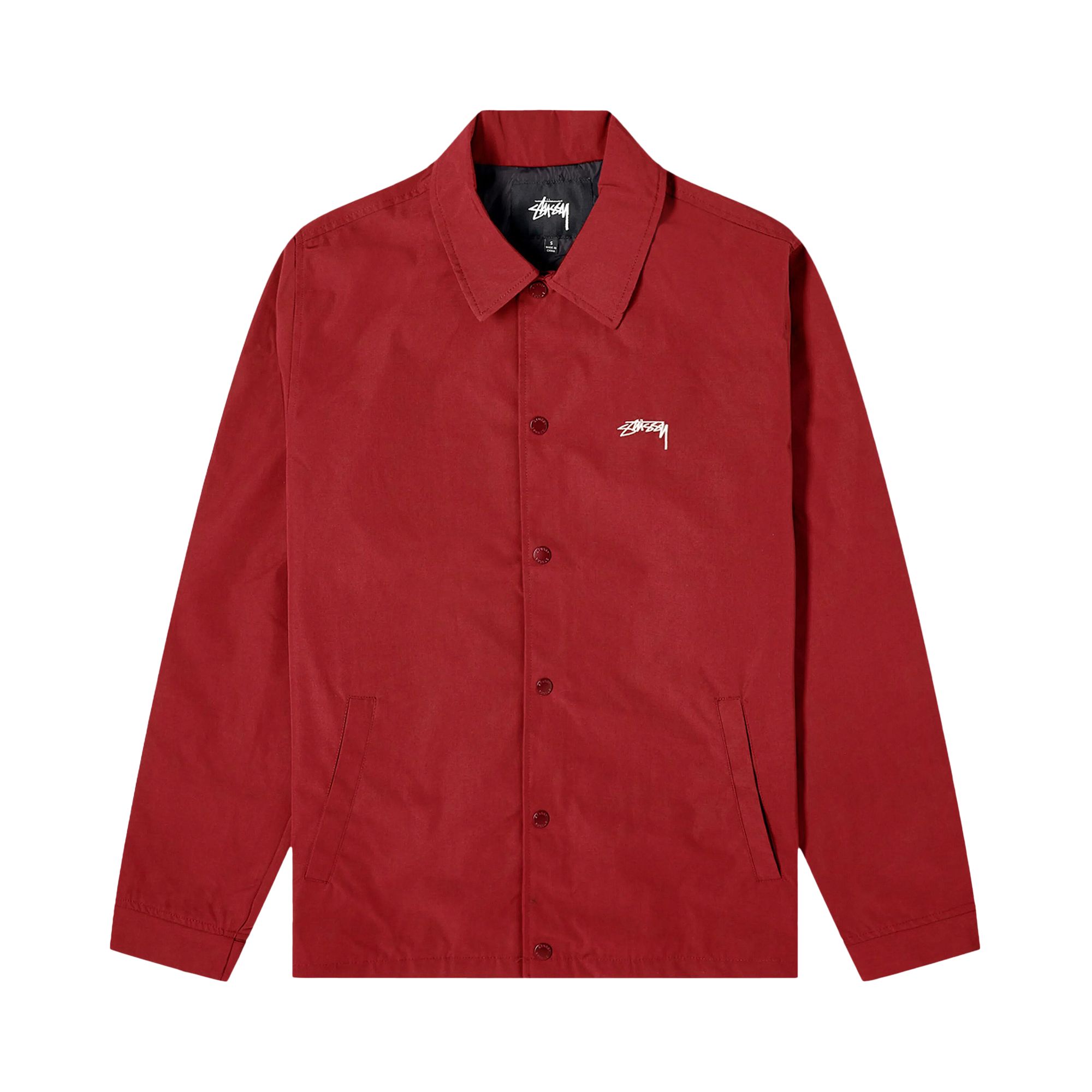 Stussy Classic Coach Jacket 'Brick' | Red | Men's Size L