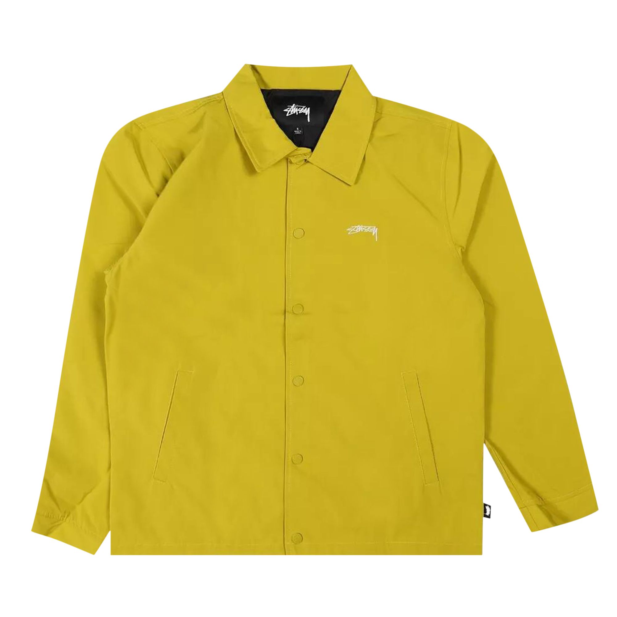Stussy Classic Coach Jacket 'Citron' | Black | Men's Size S