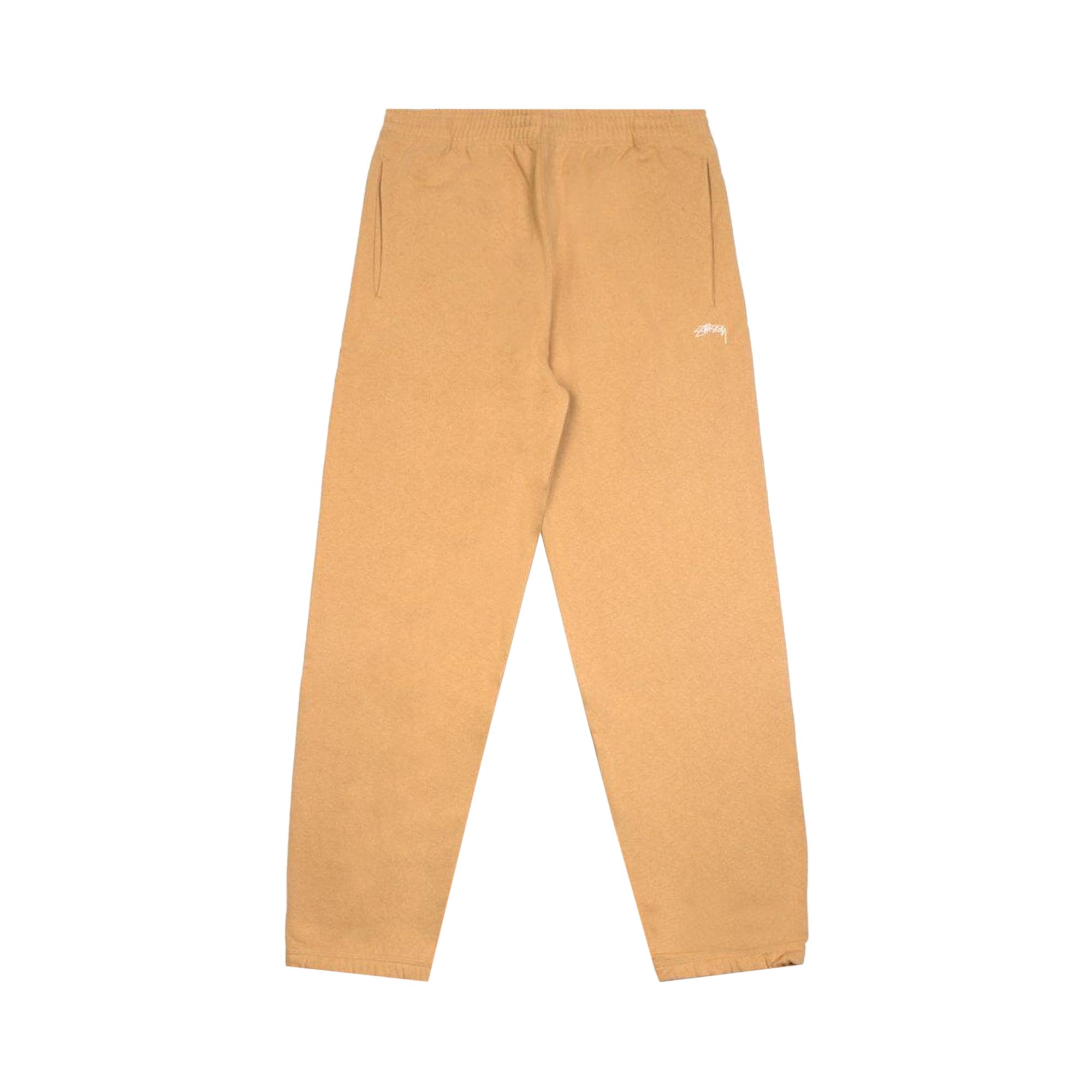 Stussy Smooth Stock Logo Pant 'Tan' | Men's Size L