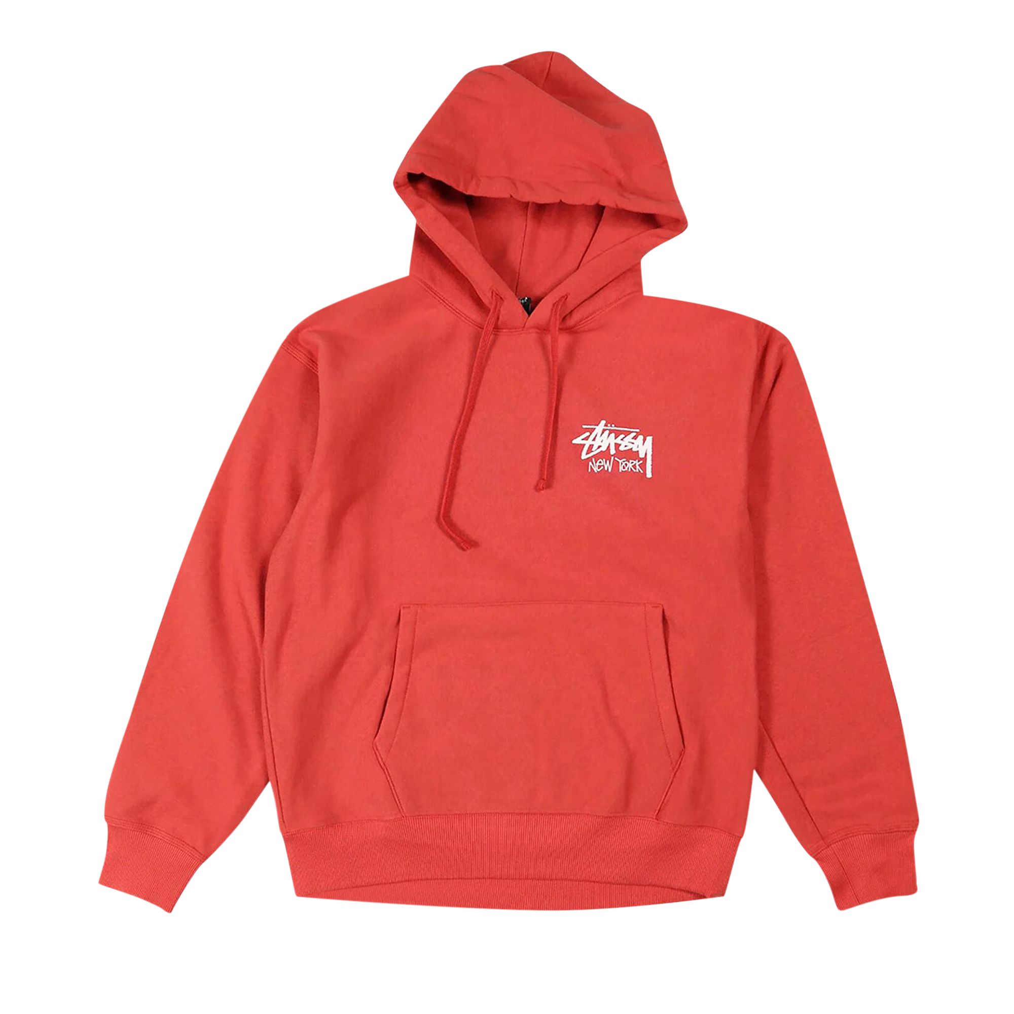 Stussy Stock New York Hoodie 'Pepper' | Red | Men's Size M