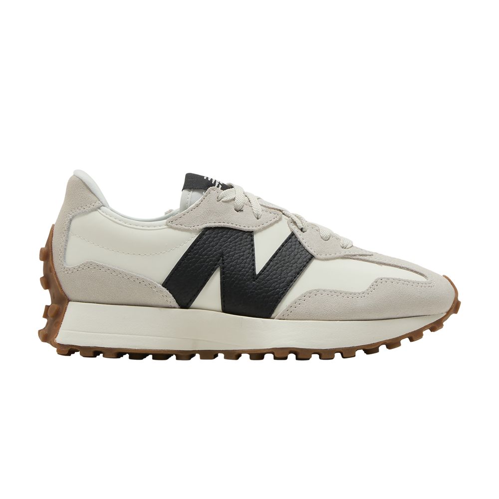 New Balance Wmns 327 'Moonbeam Black' | Cream | Women's Size 7