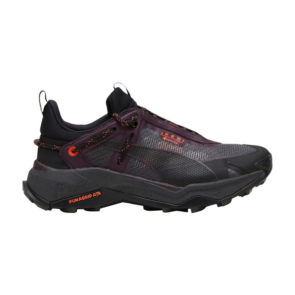 Pre-owned Puma Wmns Explore Nitro Gore-tex 'midnight Plum Flame Flicker' In Purple