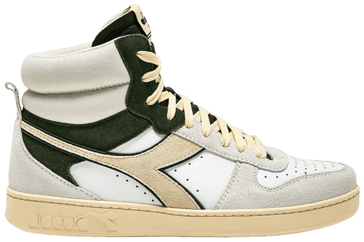 Diadora Magic Basket Mid White Kombu Green
