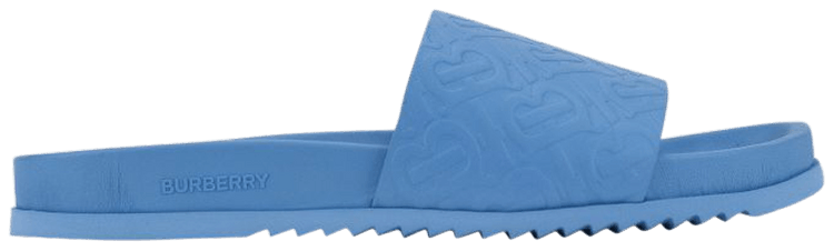 Burberry Melroy TB Slide Embossed Monogram   Vivid Cobalt