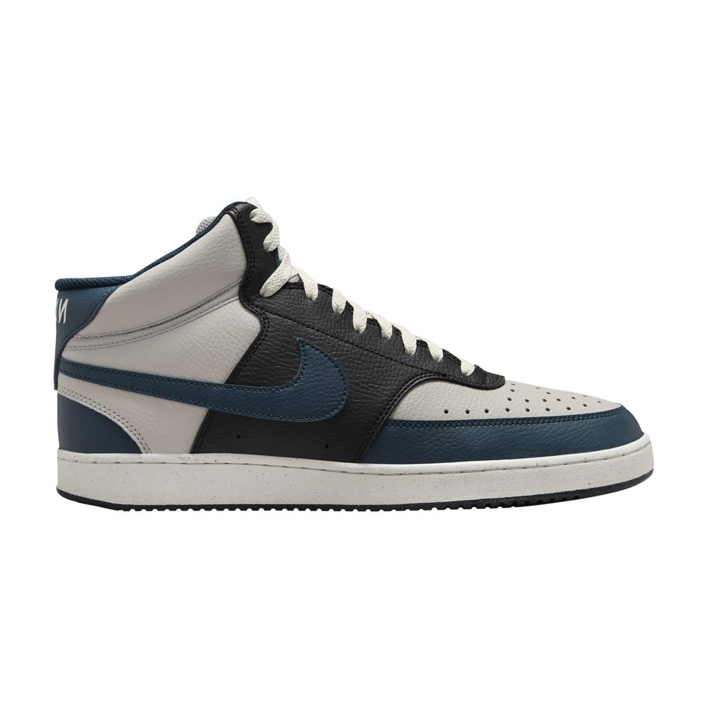 Nike Court Vision Mid Next Nature 'Light Iron Ore Armory Navy' | Cream | Men's Size 10.5