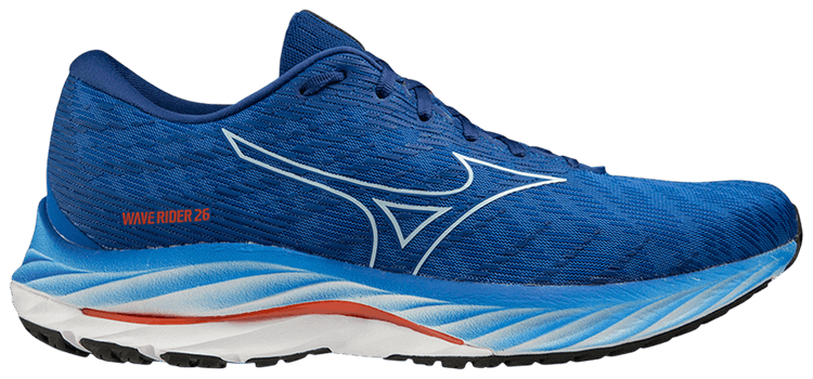 Mizuno Wave Rider 26 Sonic Cherry Tomato