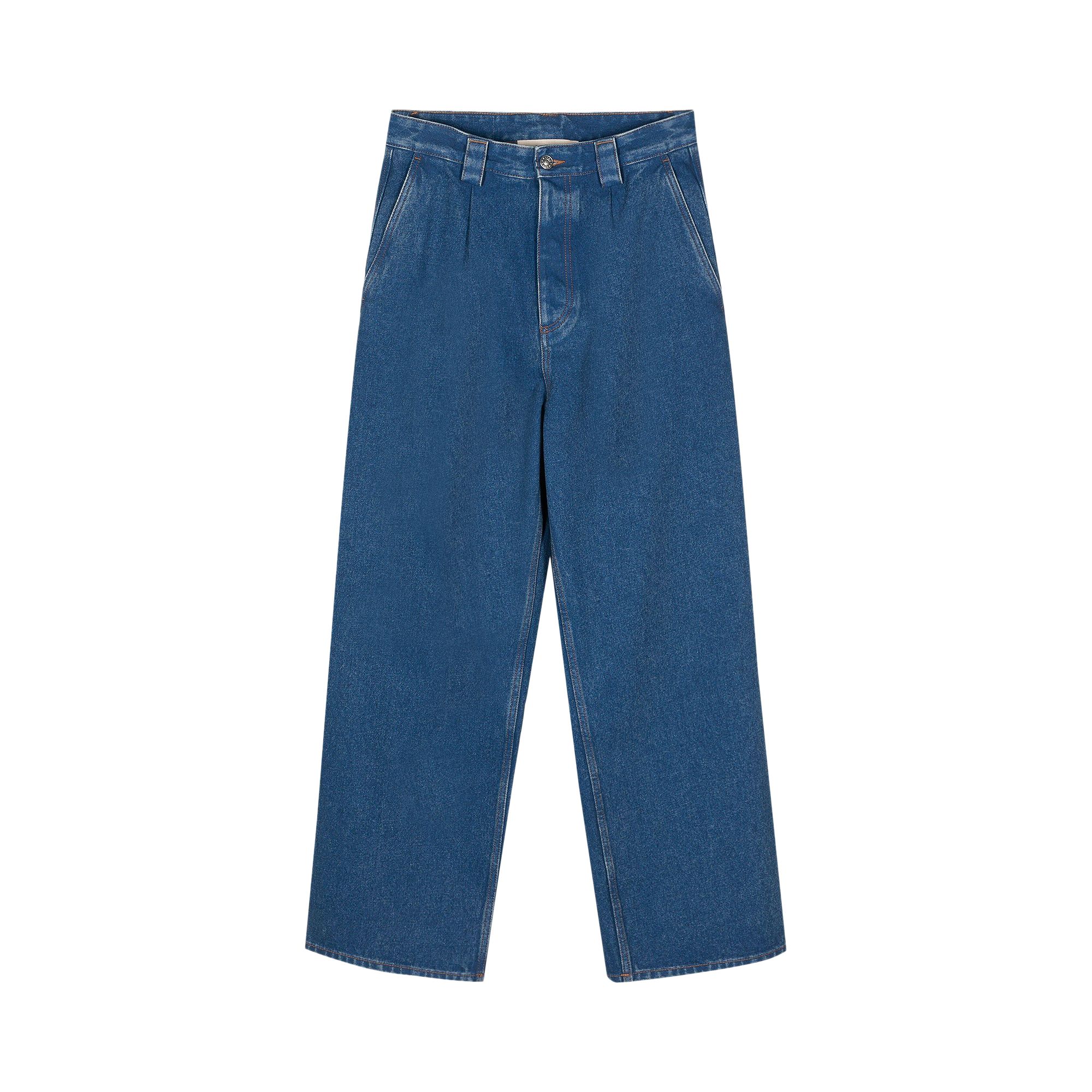 Pre-owned Marni Straight Leg Trousers 'ocean' | Blue | Men's Size 36