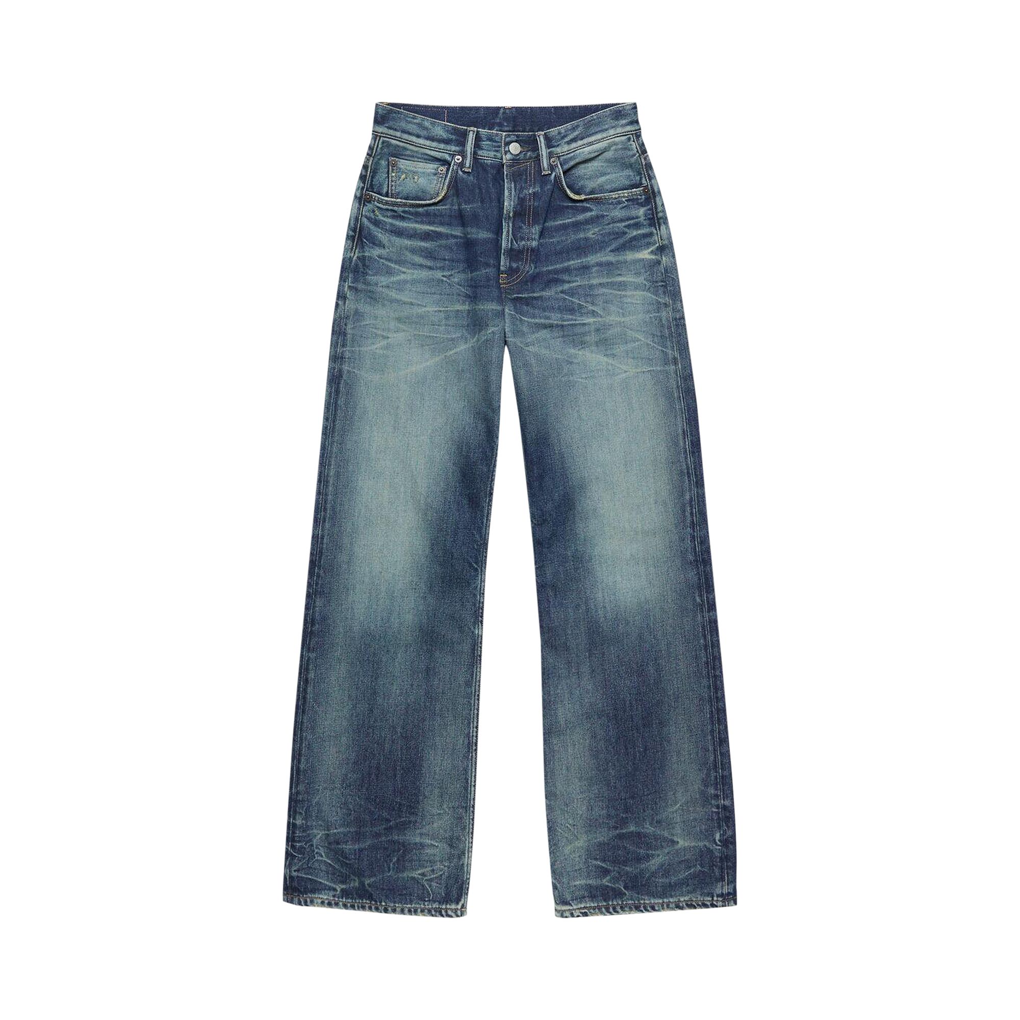 Pre-owned Acne Studios 2021m Loose Fit Jeans 'broadway' | Blue | Men's Size 32