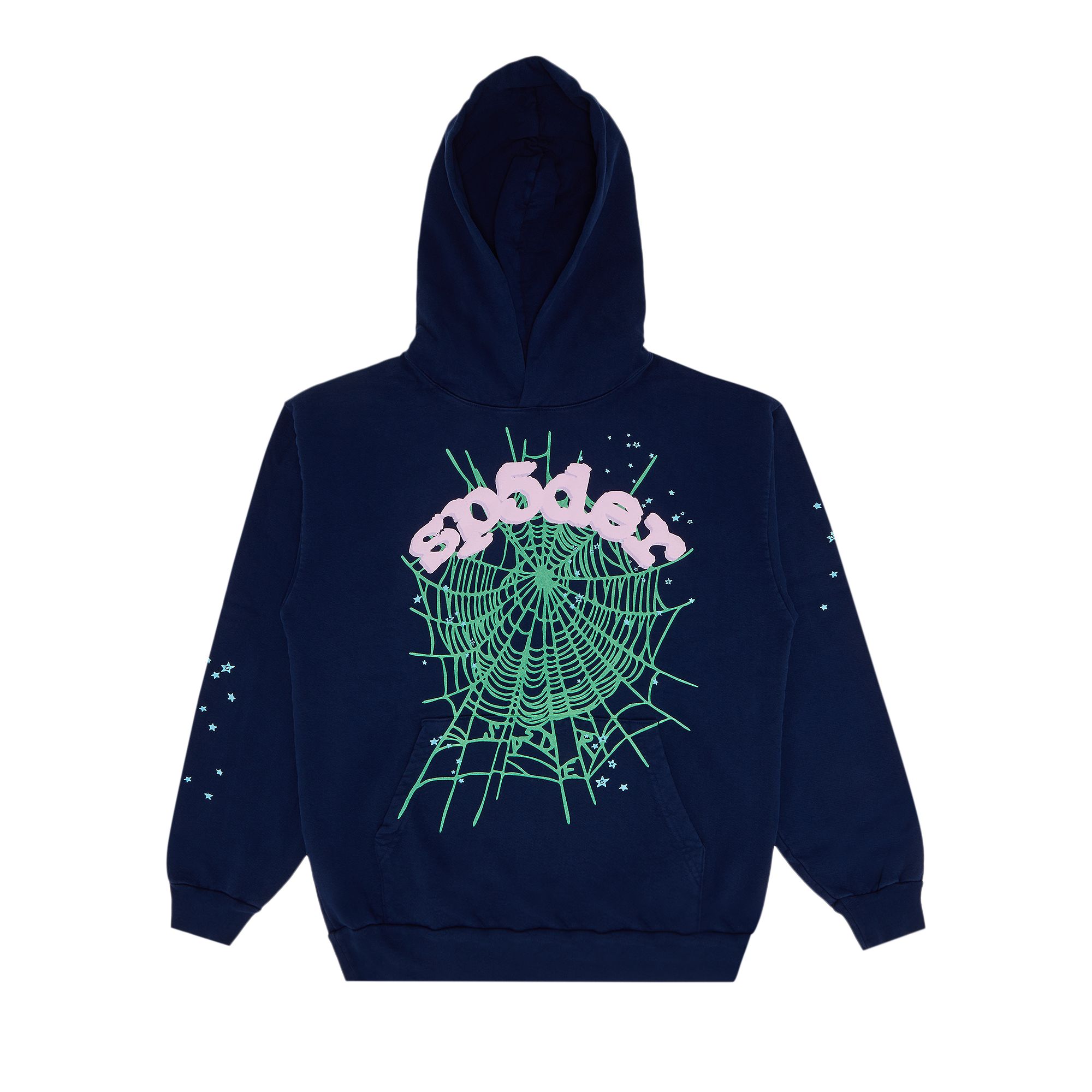 Sp5der OG Web Hoodie 'Navy' | Blue | Men's Size M