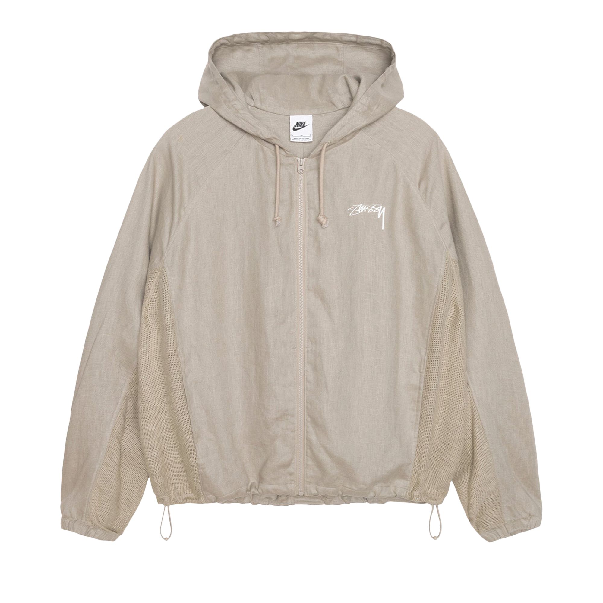 Nike x Stussy Linen Shell Jacket 'Chino' | Cream | Men's Size L