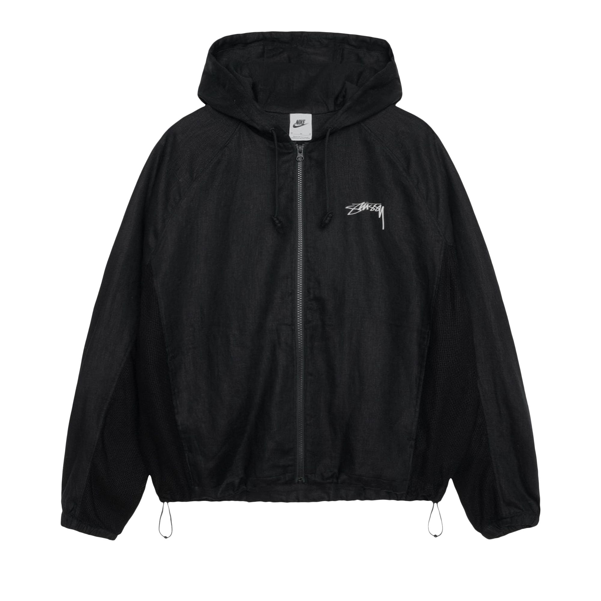 Nike x Stussy Linen Shell Jacket 'Black' | Men's Size XL