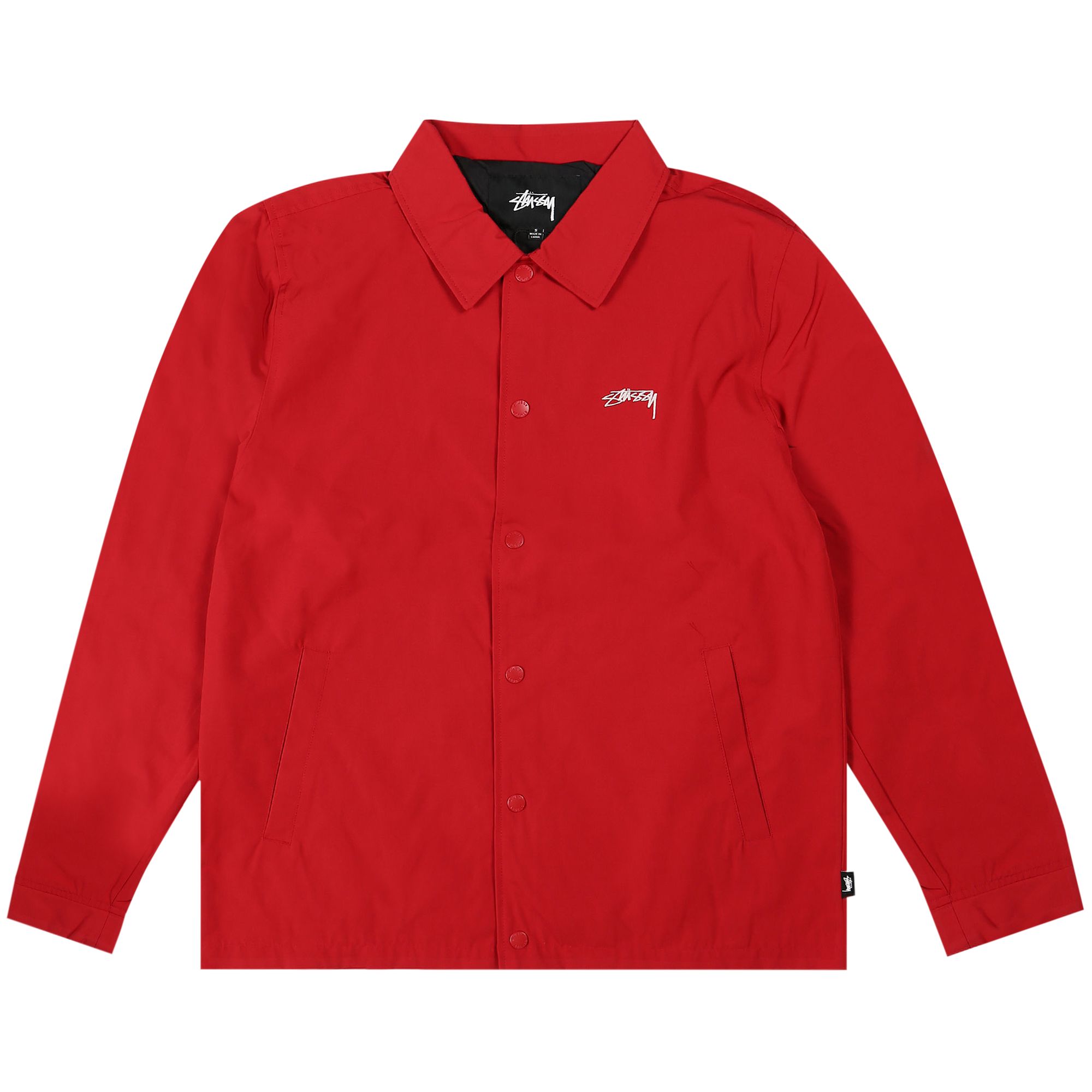 Stussy Classic Coach Jacket 'Burnt Red' | Men's Size S
