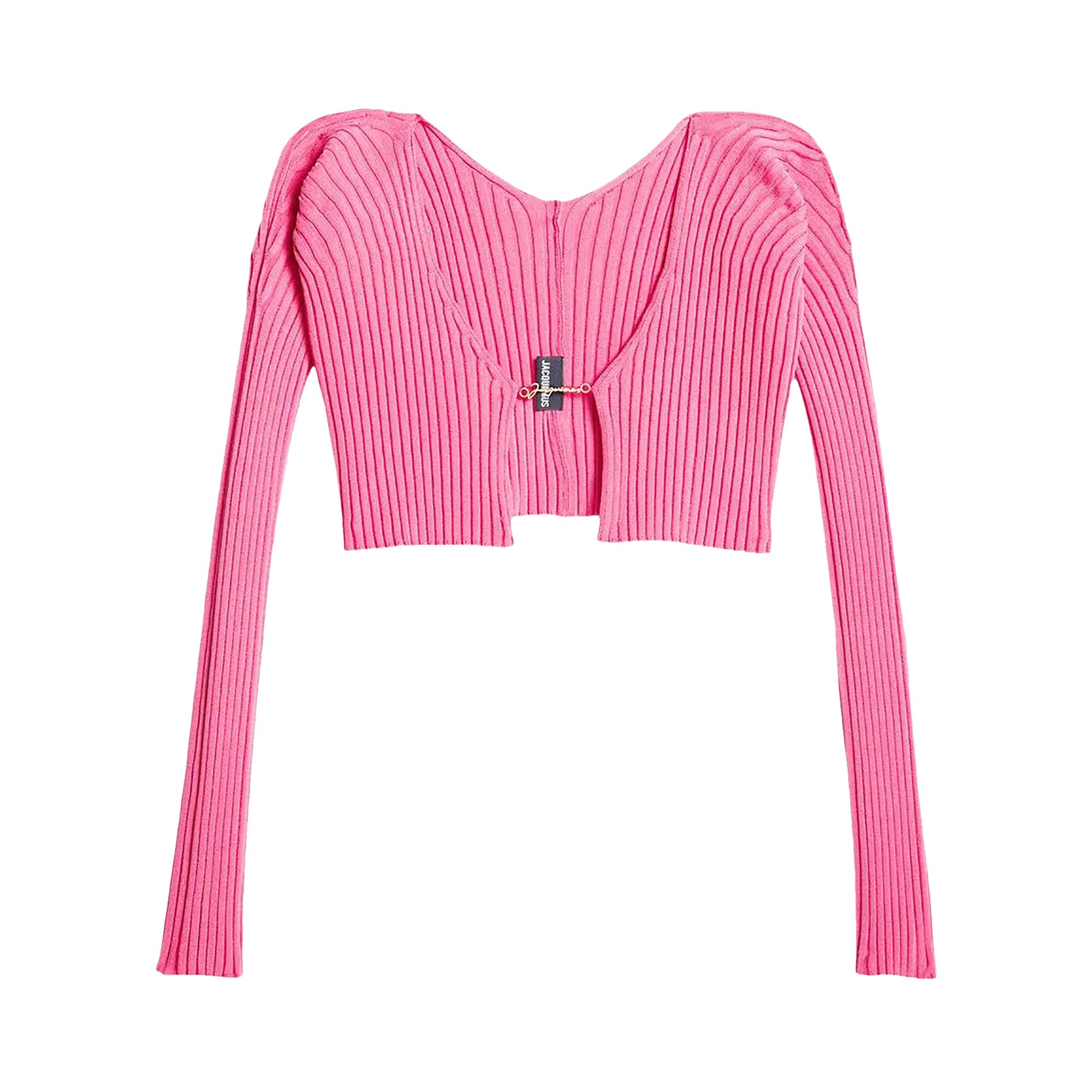 Pre-owned Jacquemus La Maille Pralu 'neon Pink' | Women's Size 38