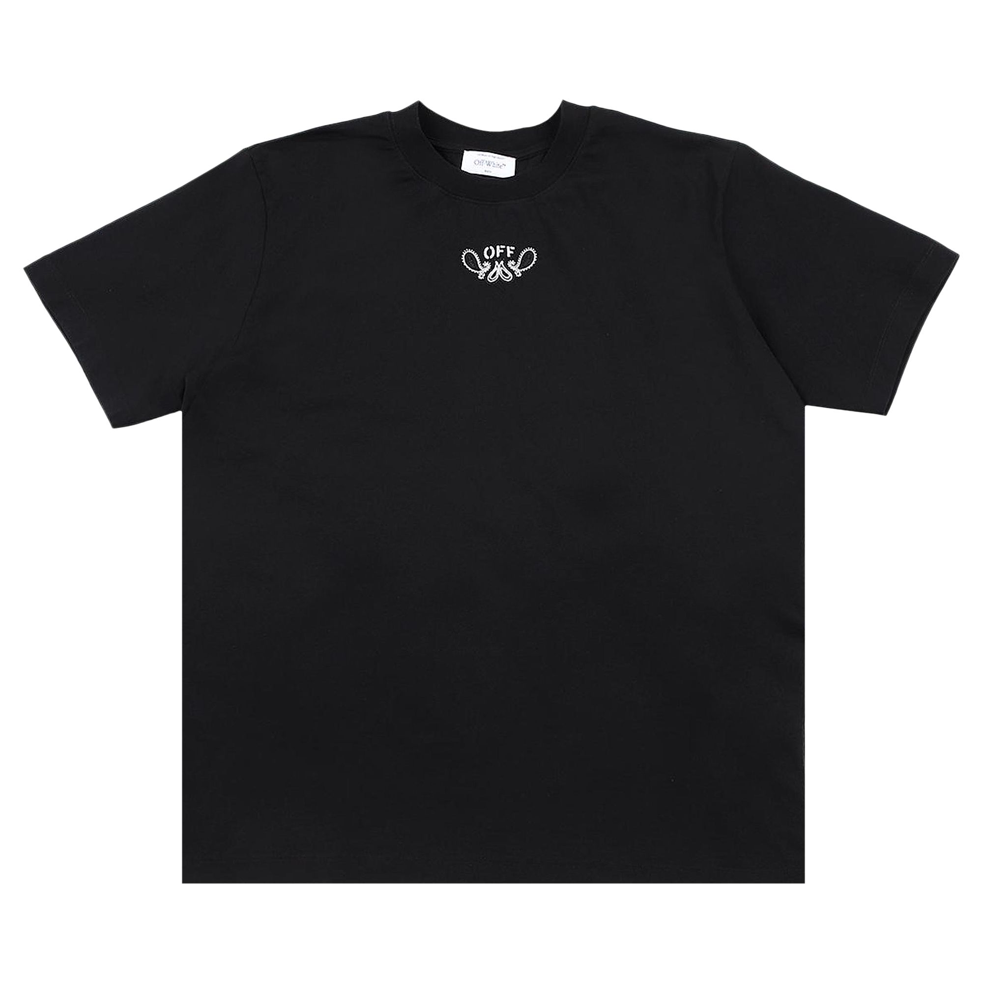 OFF-WHITE OFF-WHITE BANDANA ARROW SLIM SHORT-SLEEVE TEE 'BLACK/WHITE'