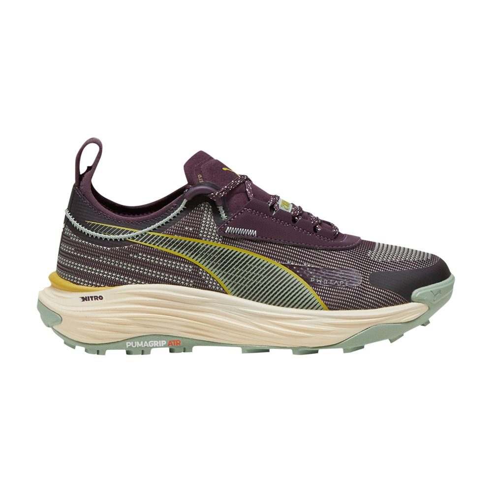Pre-owned Puma Wmns Voyage Nitro 3 'seasons - Midnight Plum Green Fog' In Purple