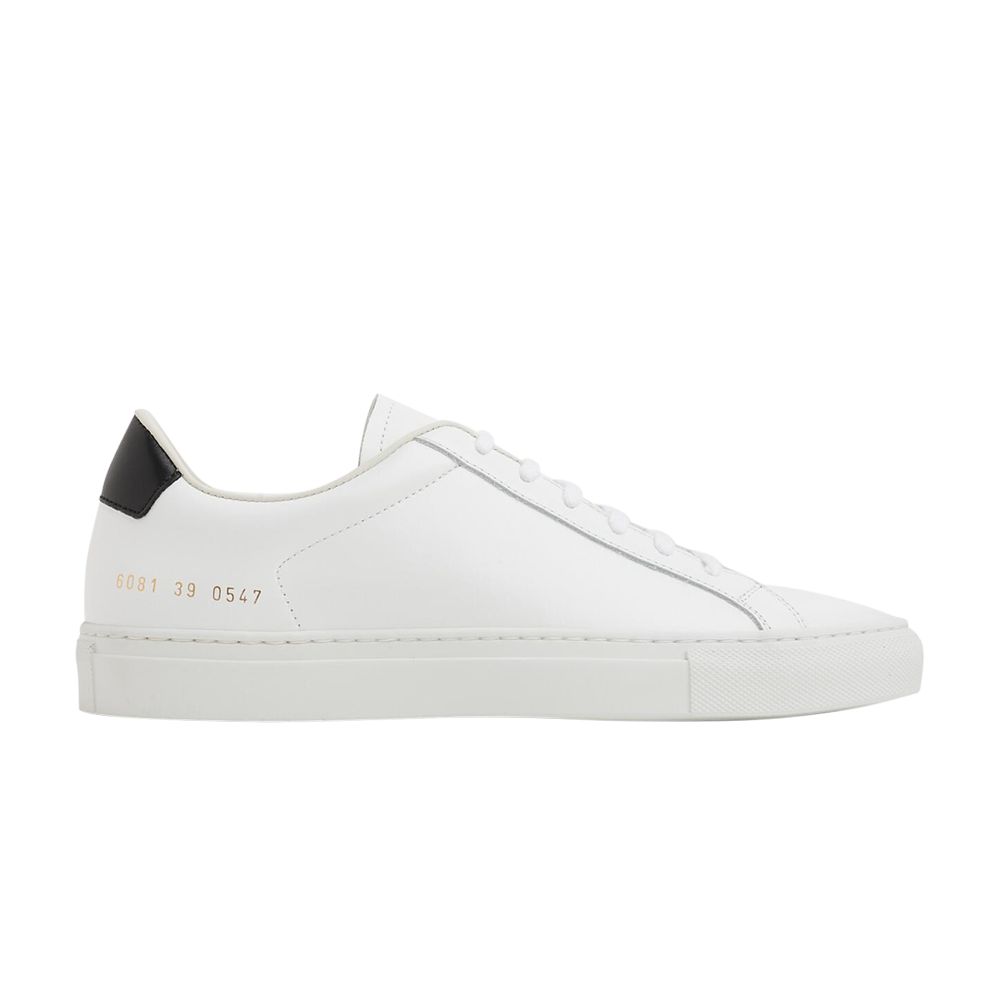 Pre-owned Common Projects Wmns Retro Low 'white Black' 2023 | Women's Size 38