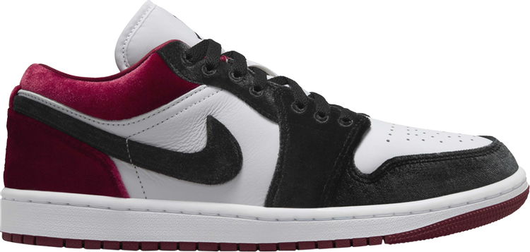 Wmns Air Jordan 1 Low Velvet Black Toe