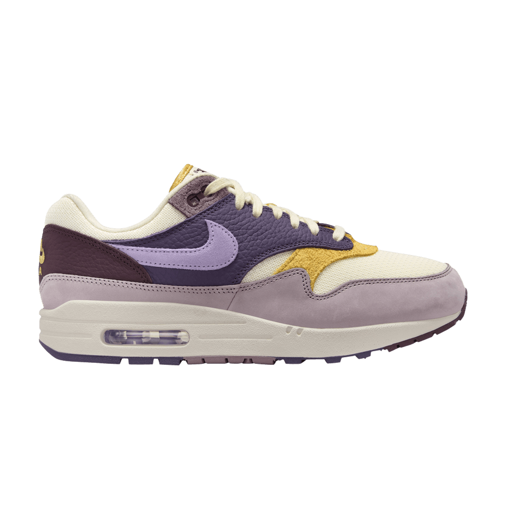 air max 1 purple yellow