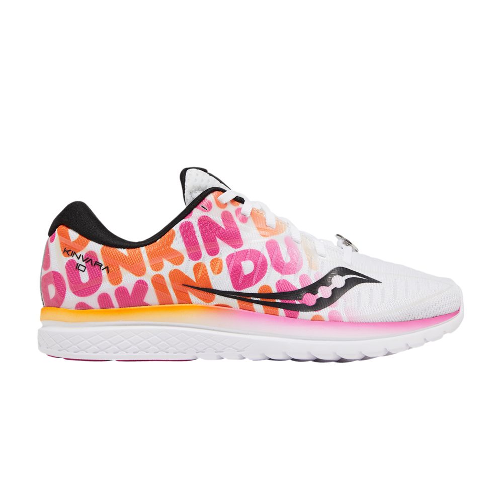 Saucony Dunkin' x Wmns Kinvara 10 'Classic Dunkin' Print' | White | Women's Size 9