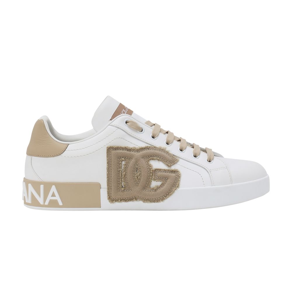 Pre-owned Dolce & Gabbana Portofino 'white Beige' | Men's Size 41