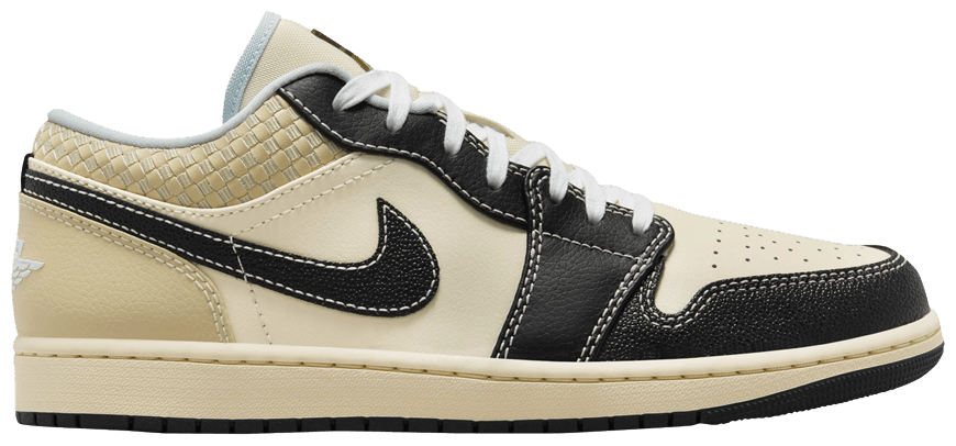 Jordan 1 Low SE Coconut Milk Black Muslin