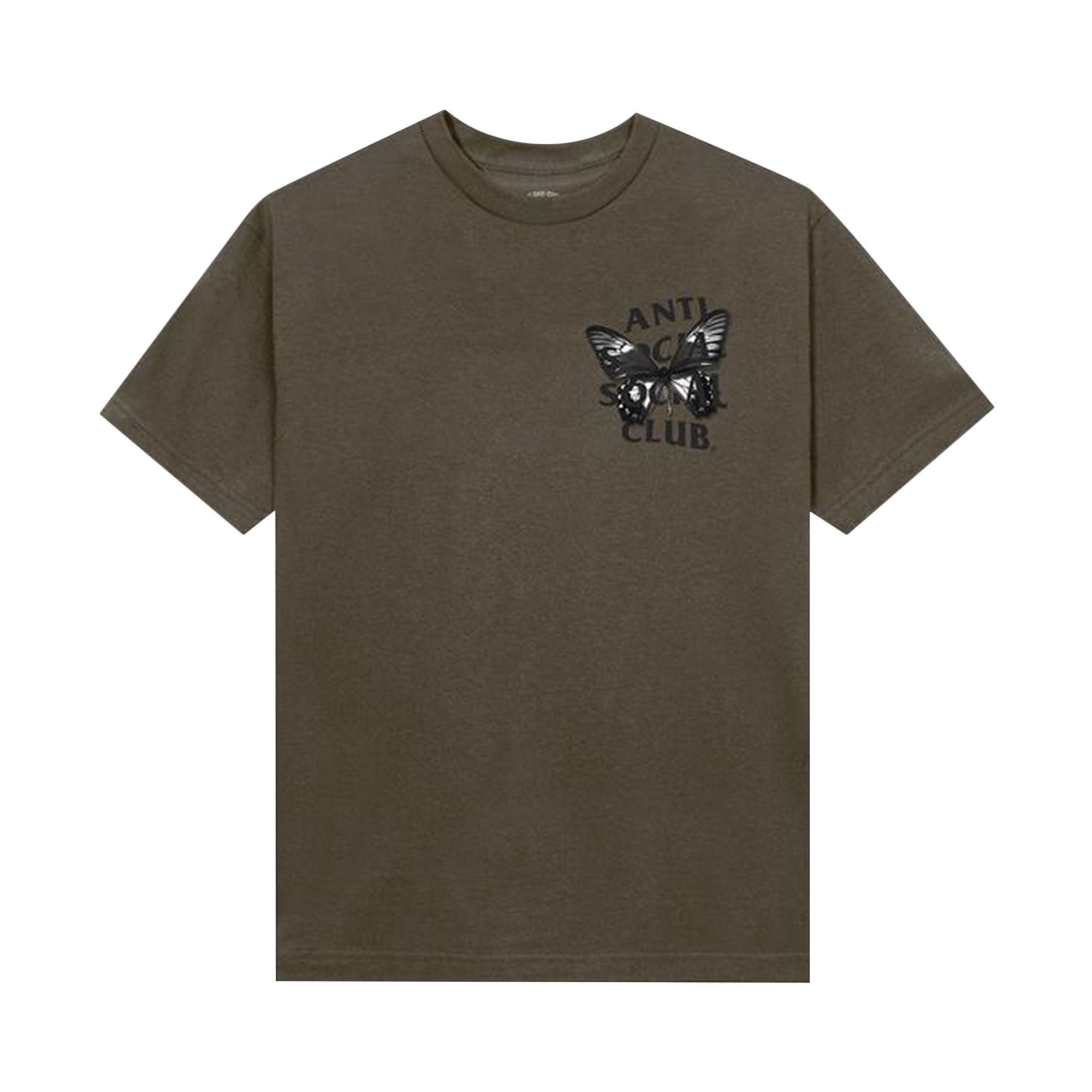 Pre-owned Anti Social Social Club Hidden Sky Tee 'brown' | Men's Size Xxl