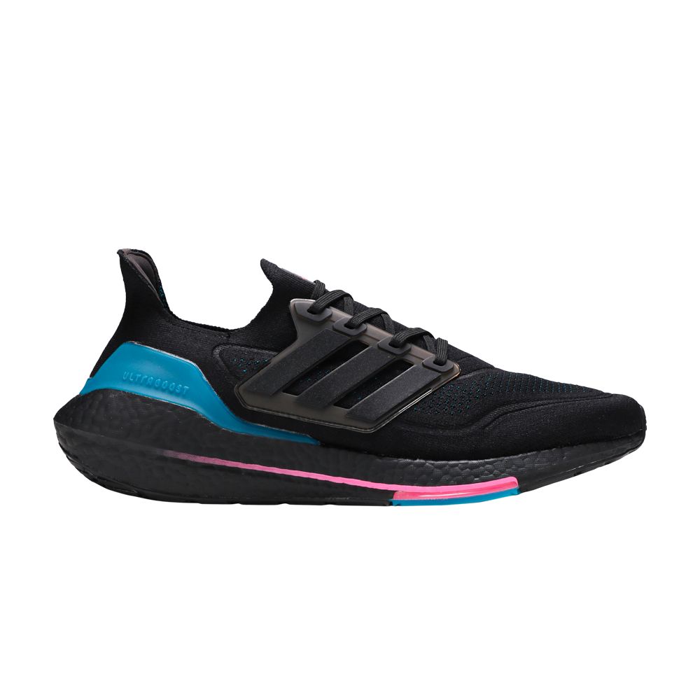adidas UltraBoost 21 'Black Active Teal' | Men's Size 8