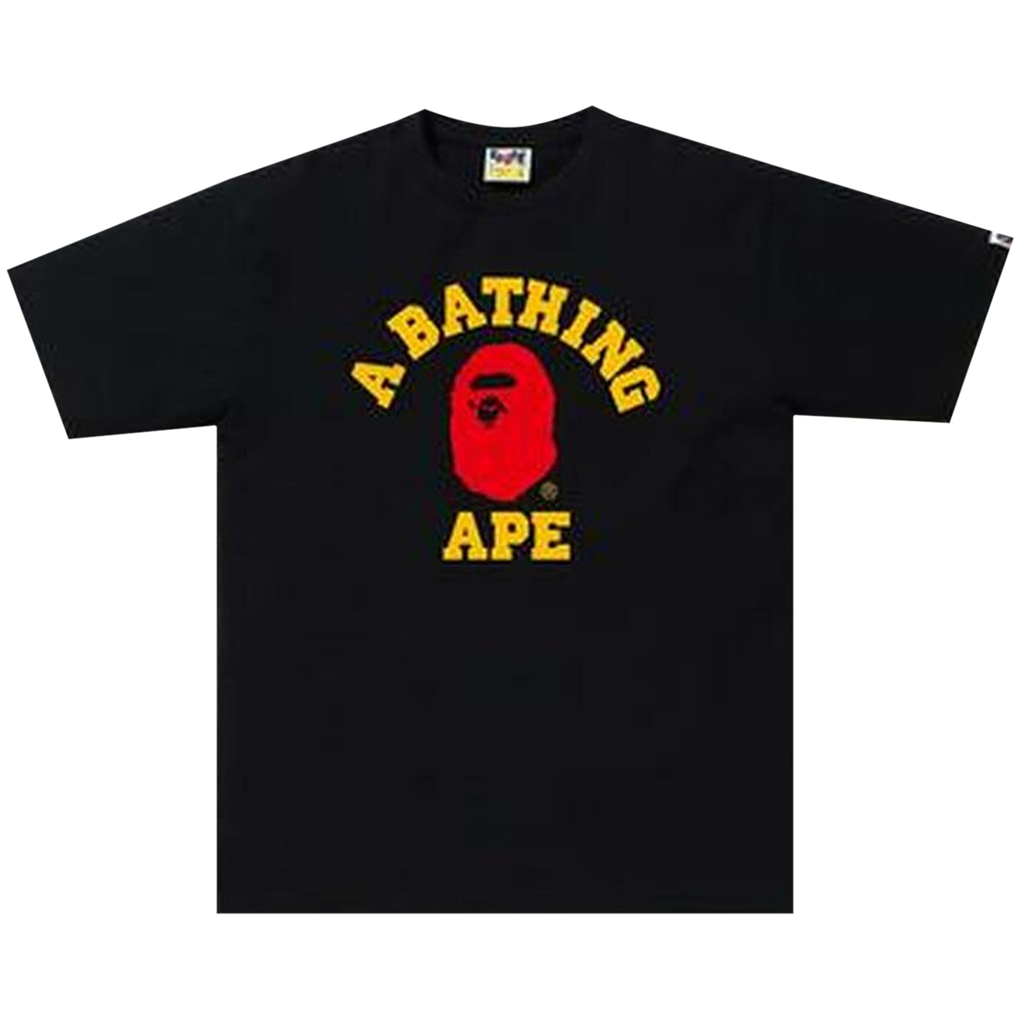 BAPE Colors College Tee 'Black' | Men's Size S
