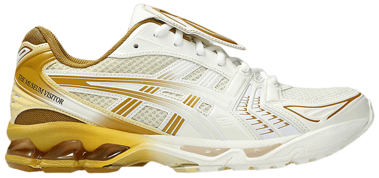 Buy The Museum Visitor x Gel Kayano 14 'Cream Yellow Buy The Museum Visitor x Gel Kayano 14 'Cream Yellow