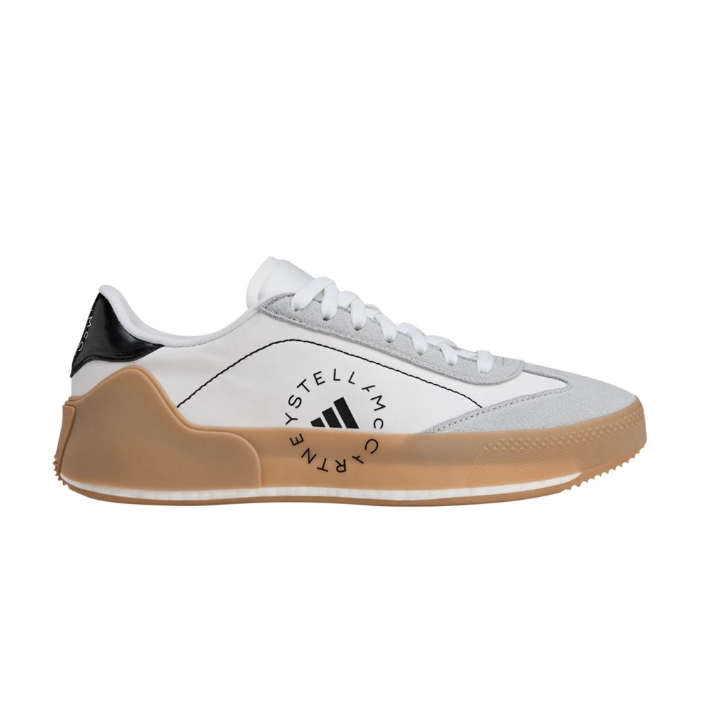 Pre-owned Adidas Originals Stella Mccartney X Wmns Court Boost 'white Charcoal Gum'